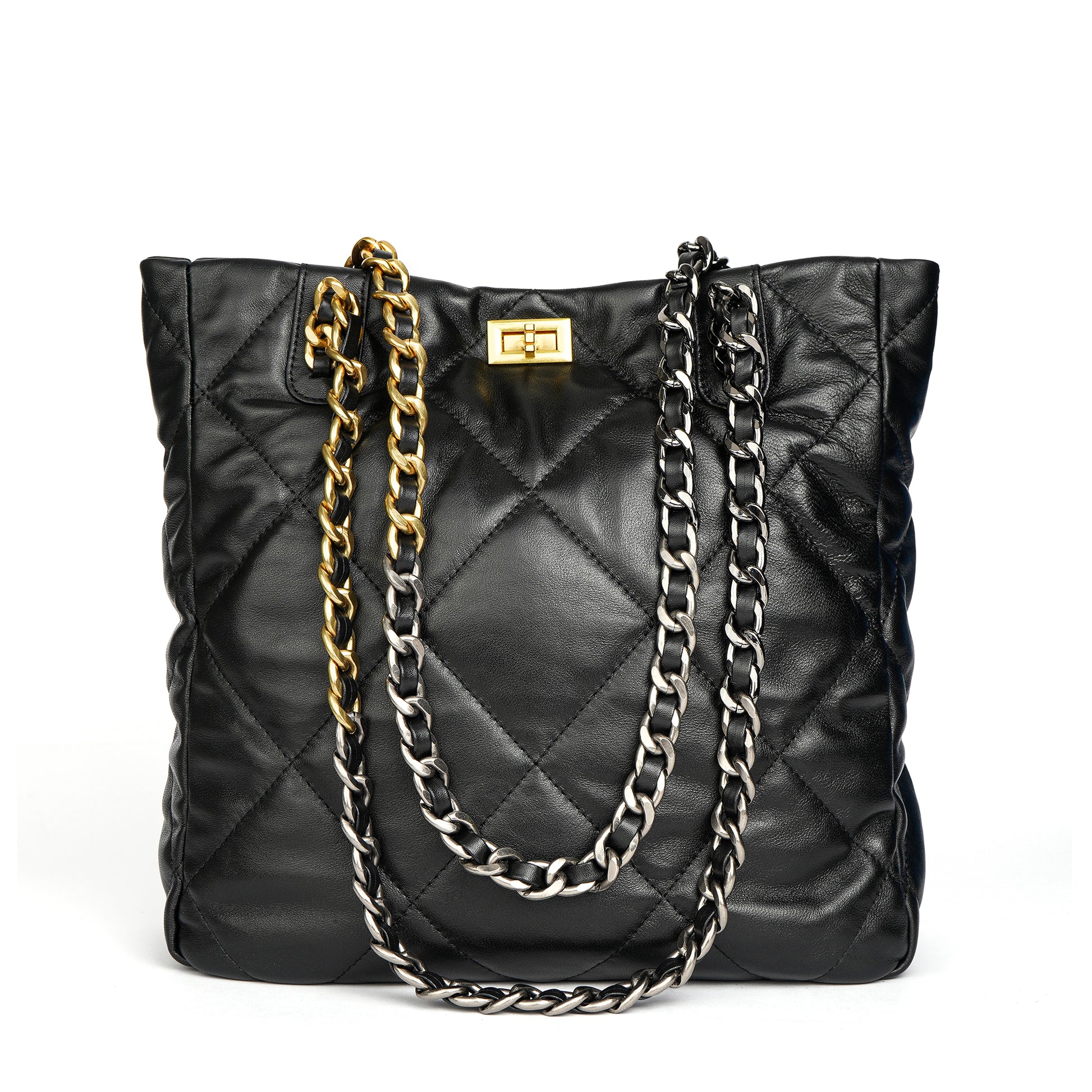 chanel smooth leather bag