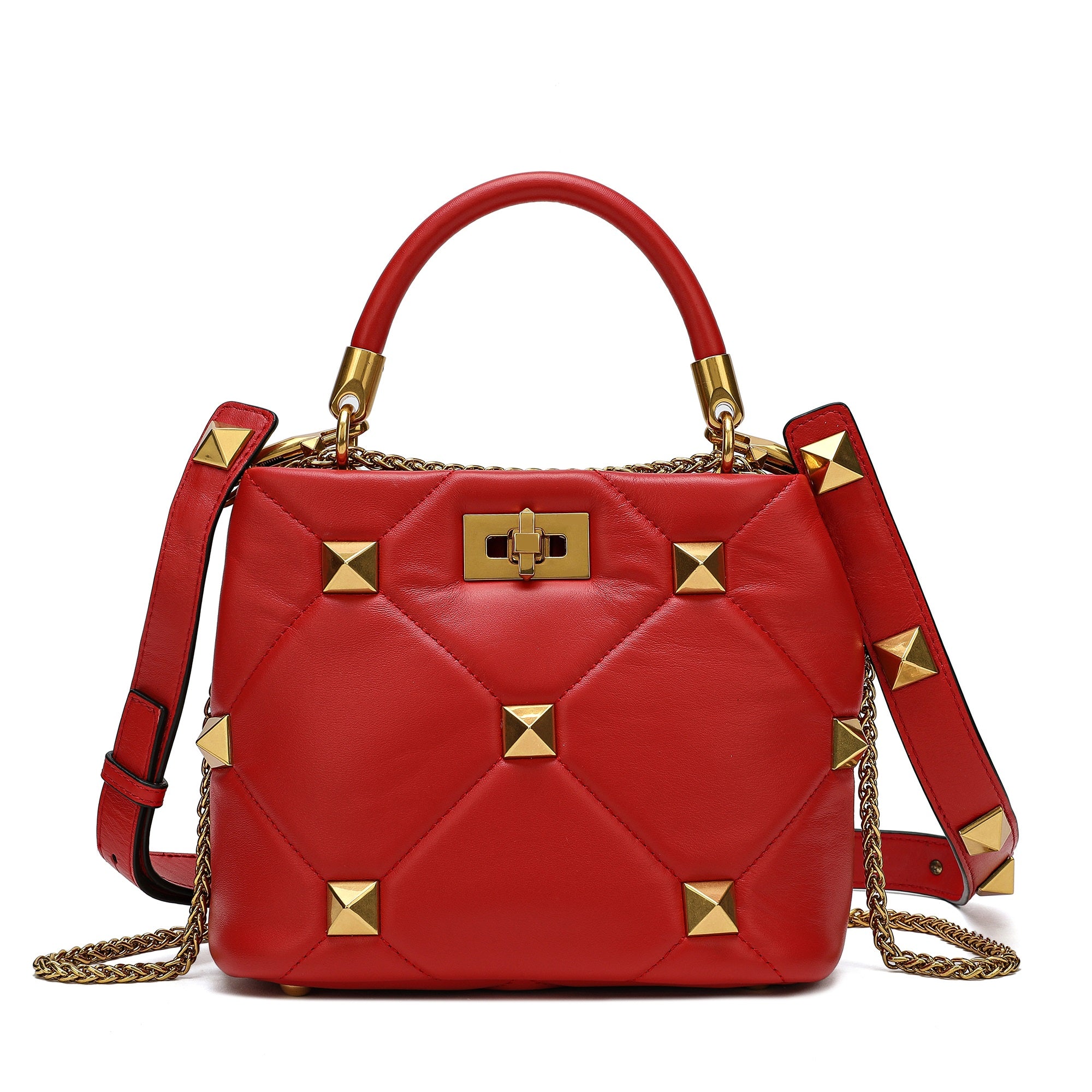 Tiffany and 2024 Fred Purse Red/Black/Gold