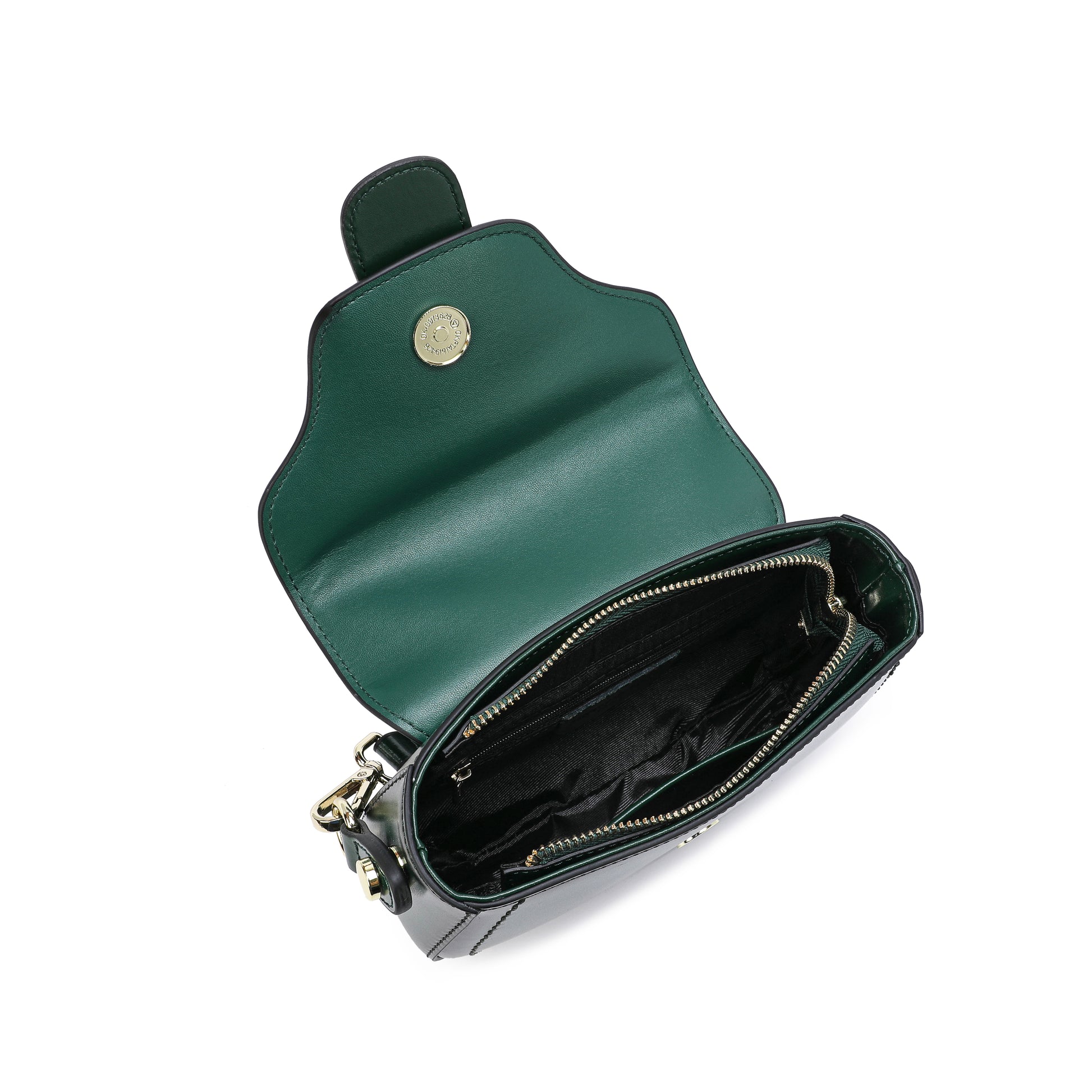 Tiffany & Fred Lizard Embossed Leather Crossbody/Shoulder Bag