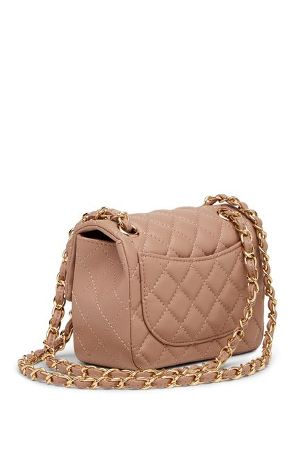 Quilted leather best sale shoulder bag