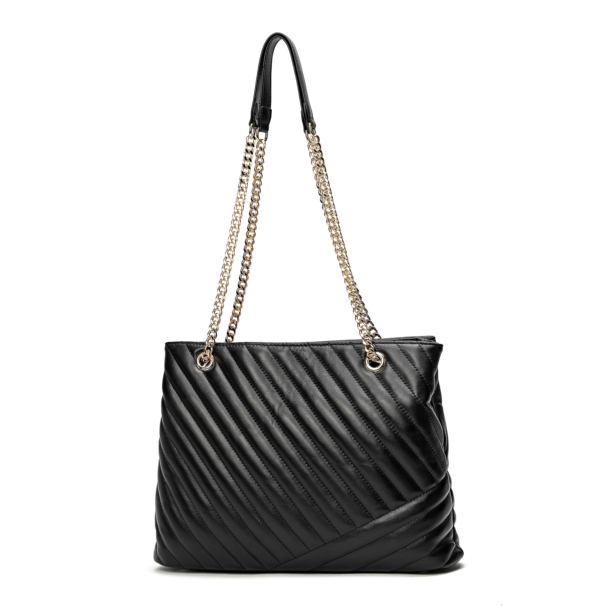 Quilted best sale chevron bag