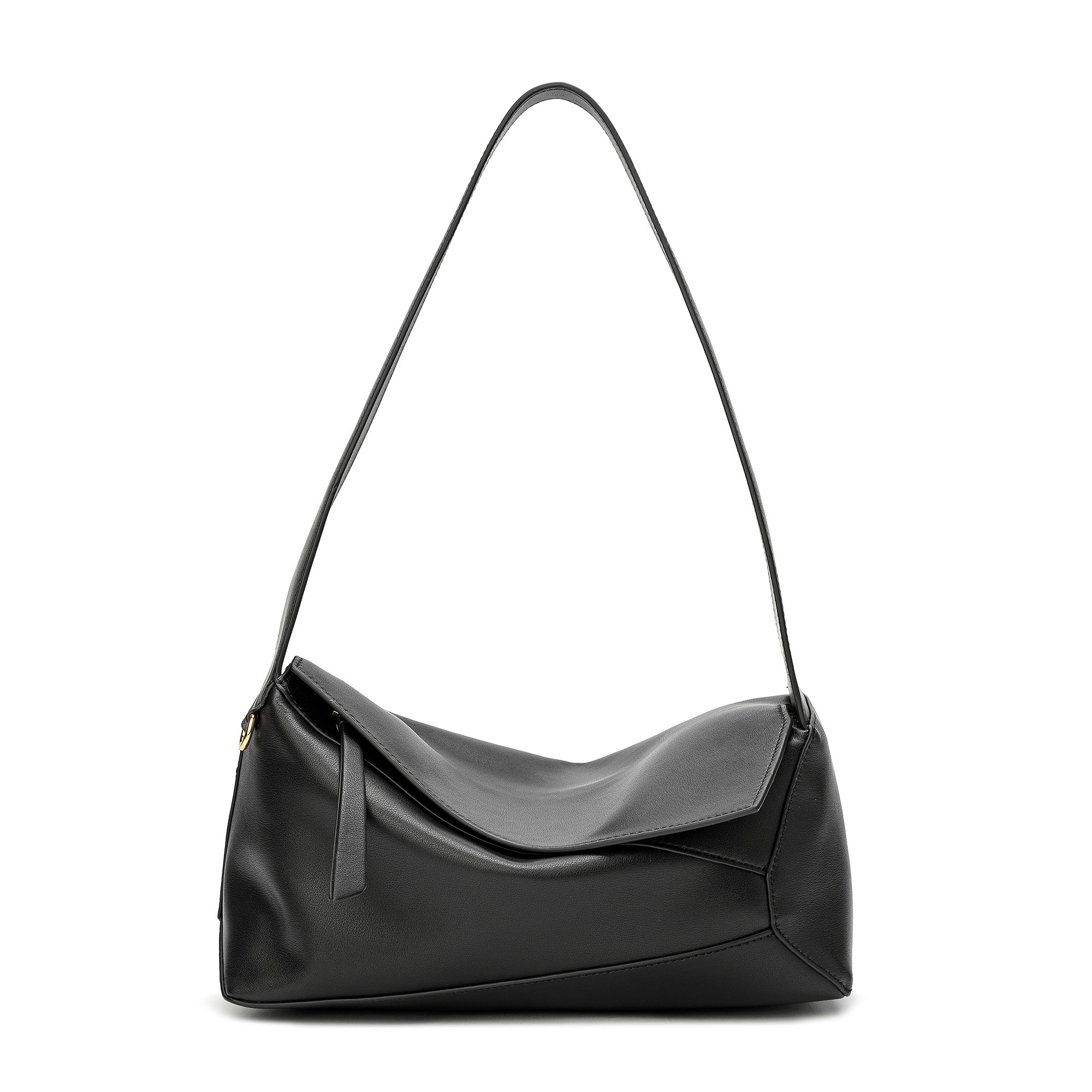 BNIB Tiffany & Fred Black shops Leather Hobo Handbag!