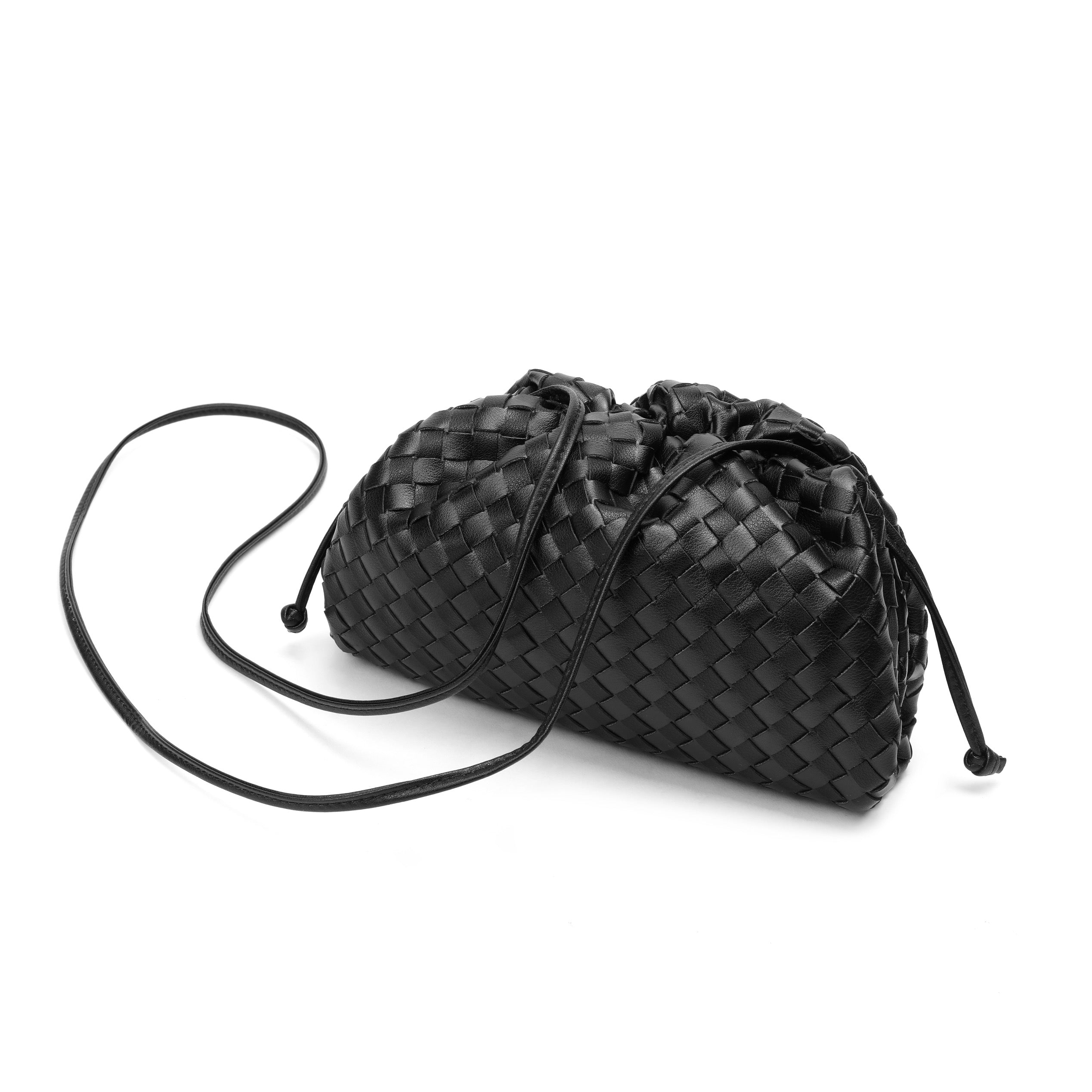 Black pouch clutch bag sale