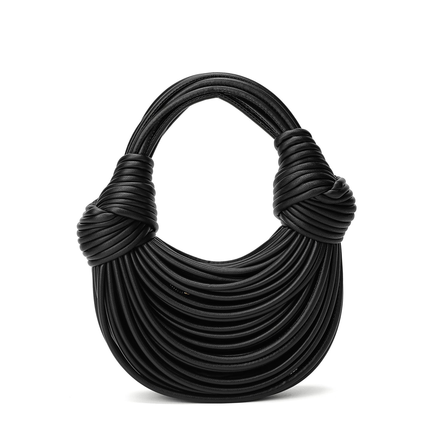 Smooth Leather String Bag