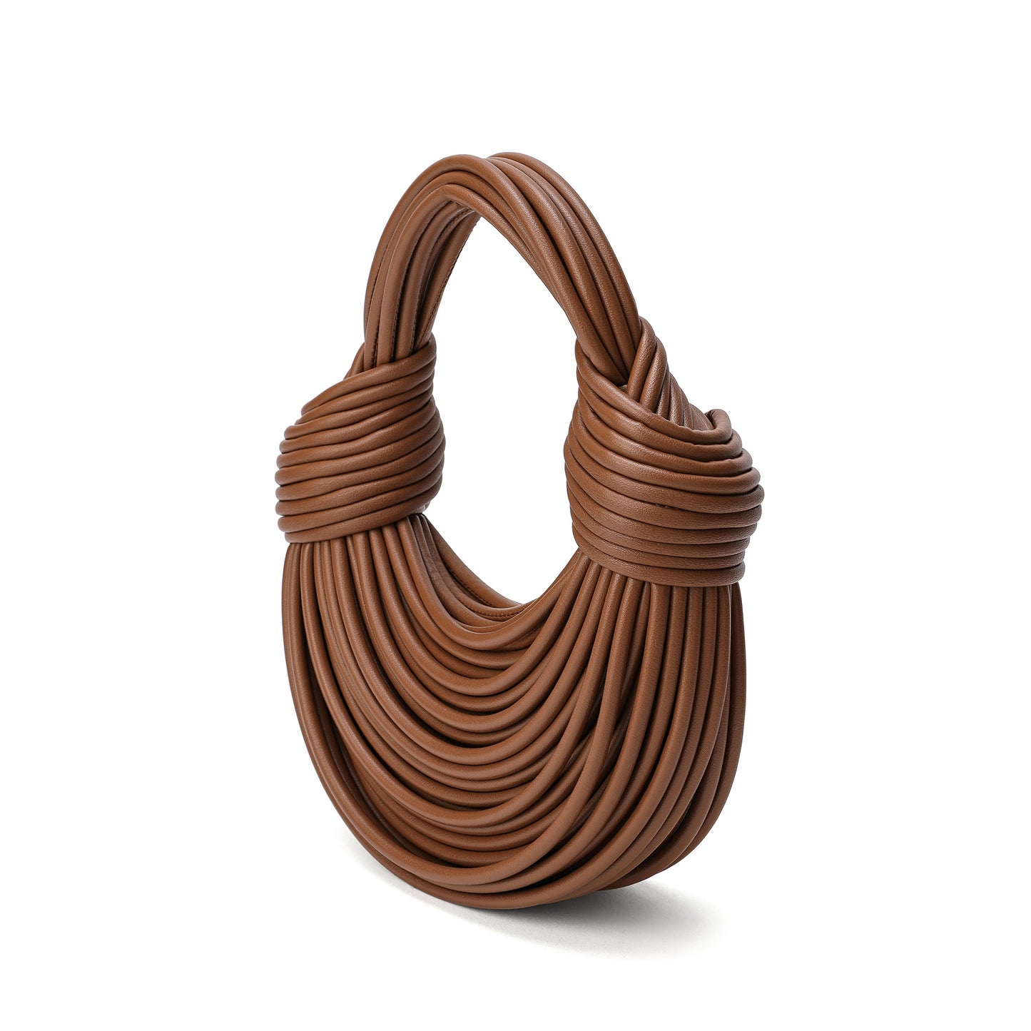 Smooth Leather String Bag