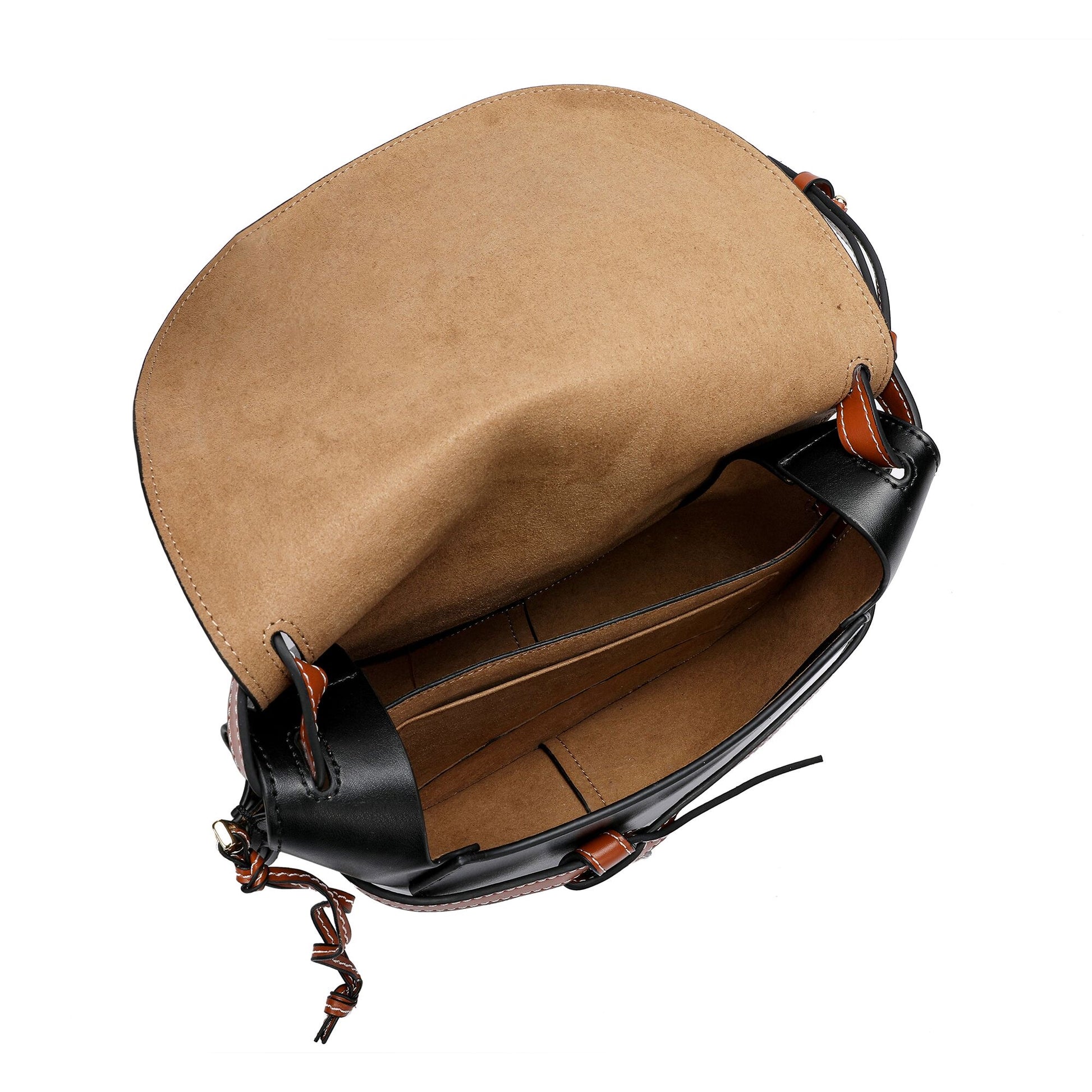 Semi-circle Bow-detailed Flap Messenger/ Shoulder Bag – Tiffany