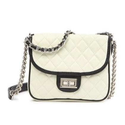 Double-Sided Quilted Leather Shoulder Bag