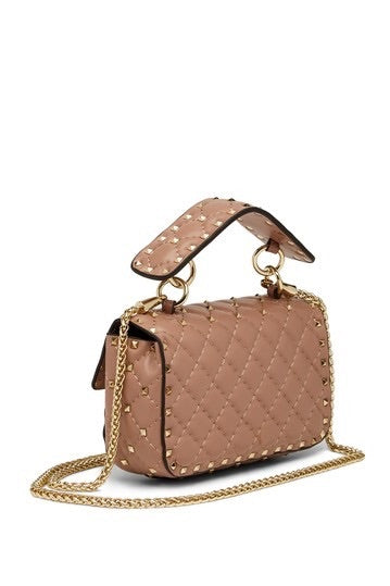 Valenté Studded Leather Shoulder Bag