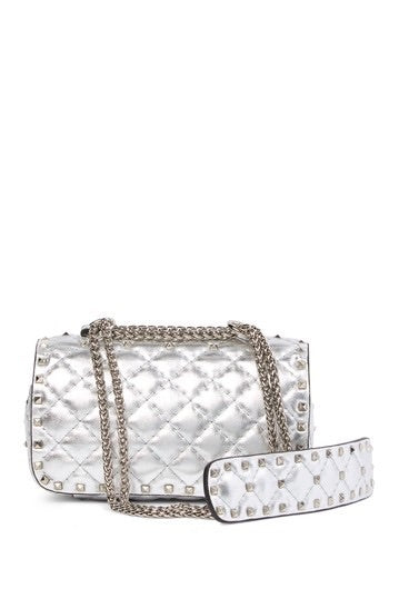 Valenté Studded Leather Shoulder Bag