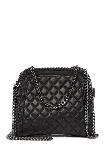 Quilted Chain Leather Shoulder Bag